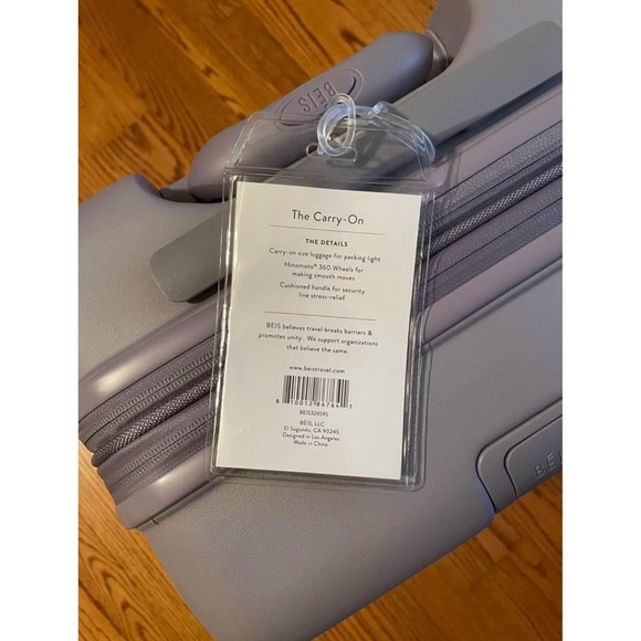 Beis NWT Carry On Roller in Lavender - Picture 4 of 6